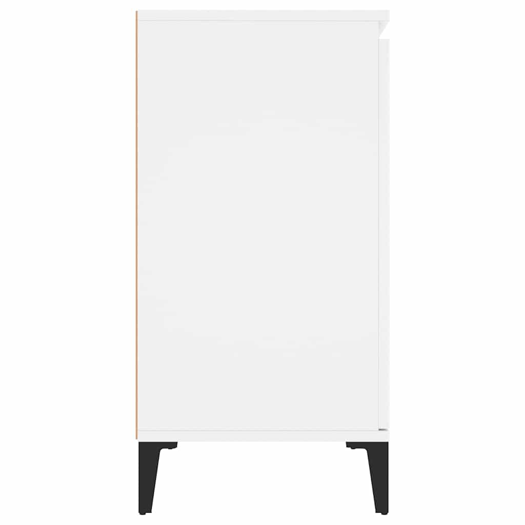 Komoda bijela 102 x 35 x 70 cm od konstruiranog drva