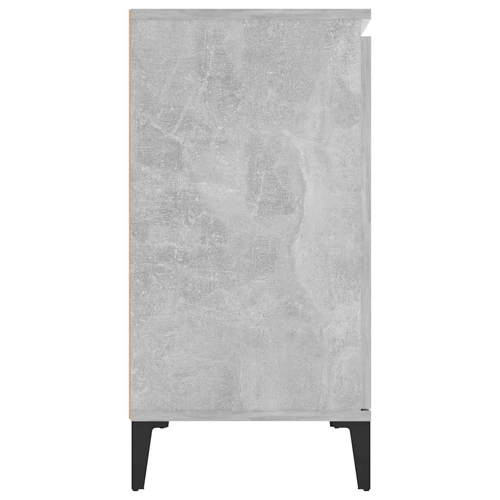 Komoda siva boja betona 102 x 35 x 70 cm od konstruiranog drva