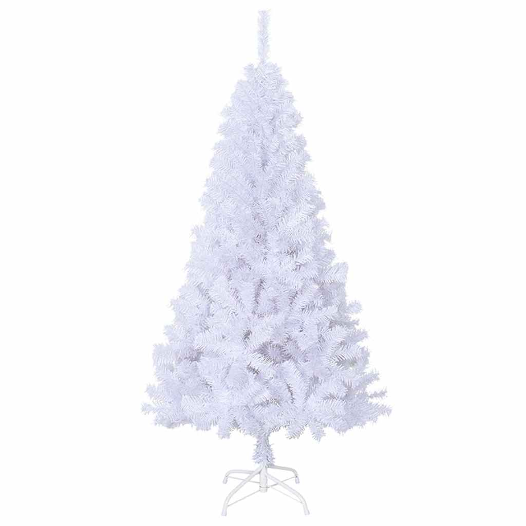 Umjetno božićno drvce s gustim granama bijelo 120 cm PVC