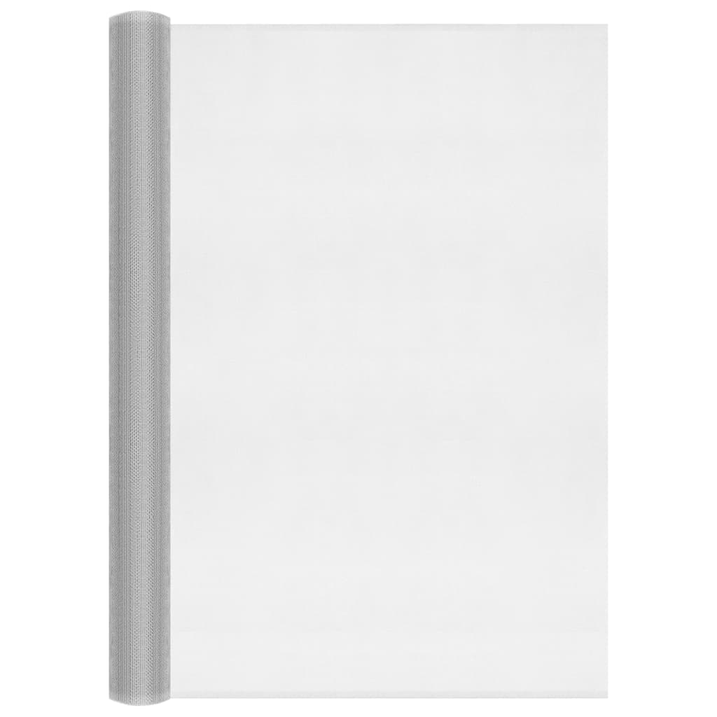 Mrežasti zaslon od aluminija 80 x 1000 cm srebrni