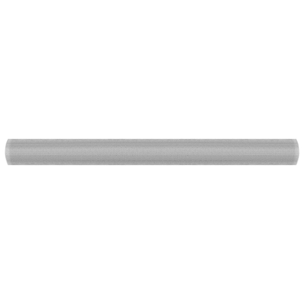 Mrežasti zaslon od aluminija 80 x 1000 cm srebrni