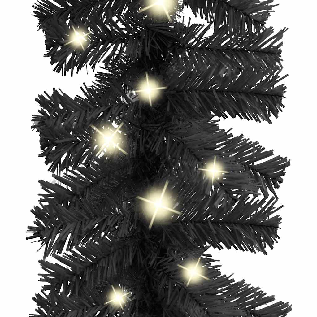 Božićna girlanda s LED svjetlima 20 m crna