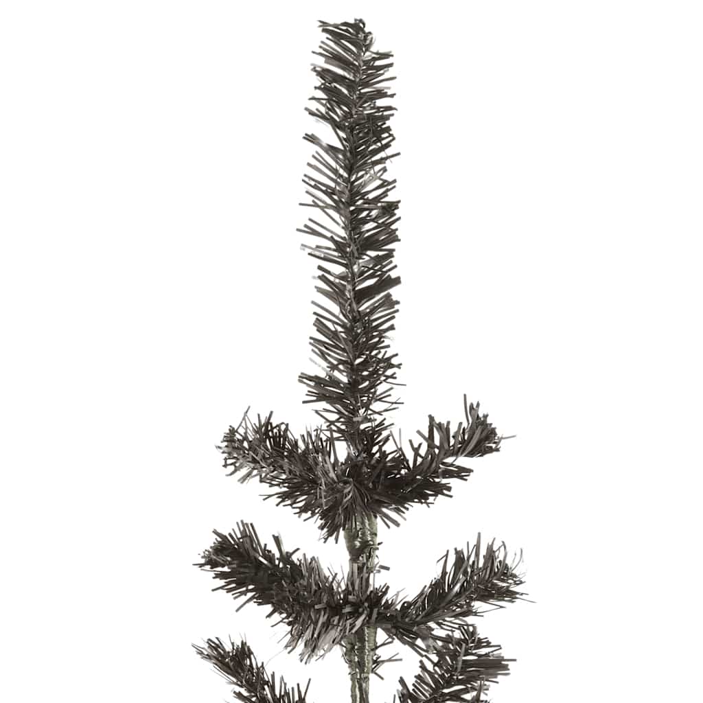 Usko božićno drvce crno 210 cm
