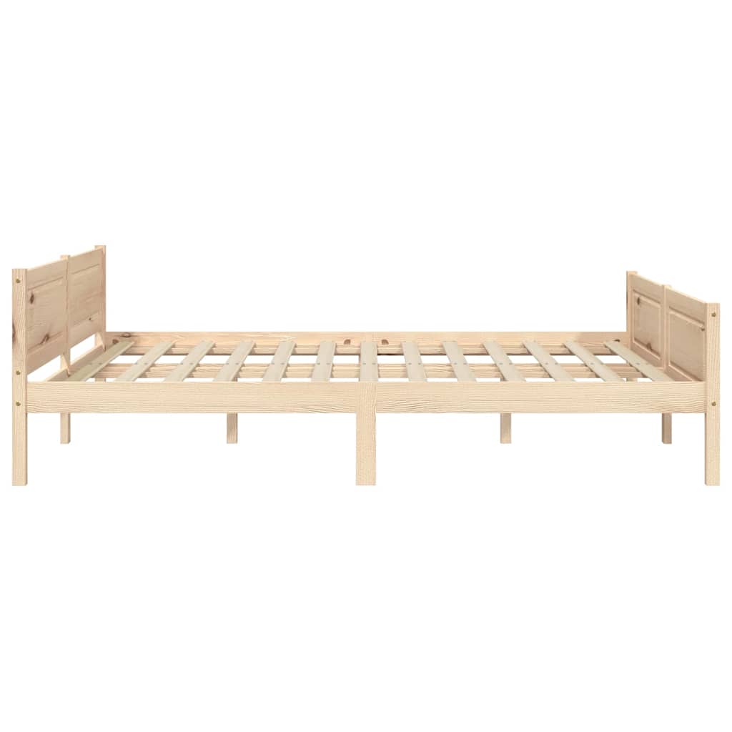 Okvir za krevet od masivne borovine 120 x 200 cm