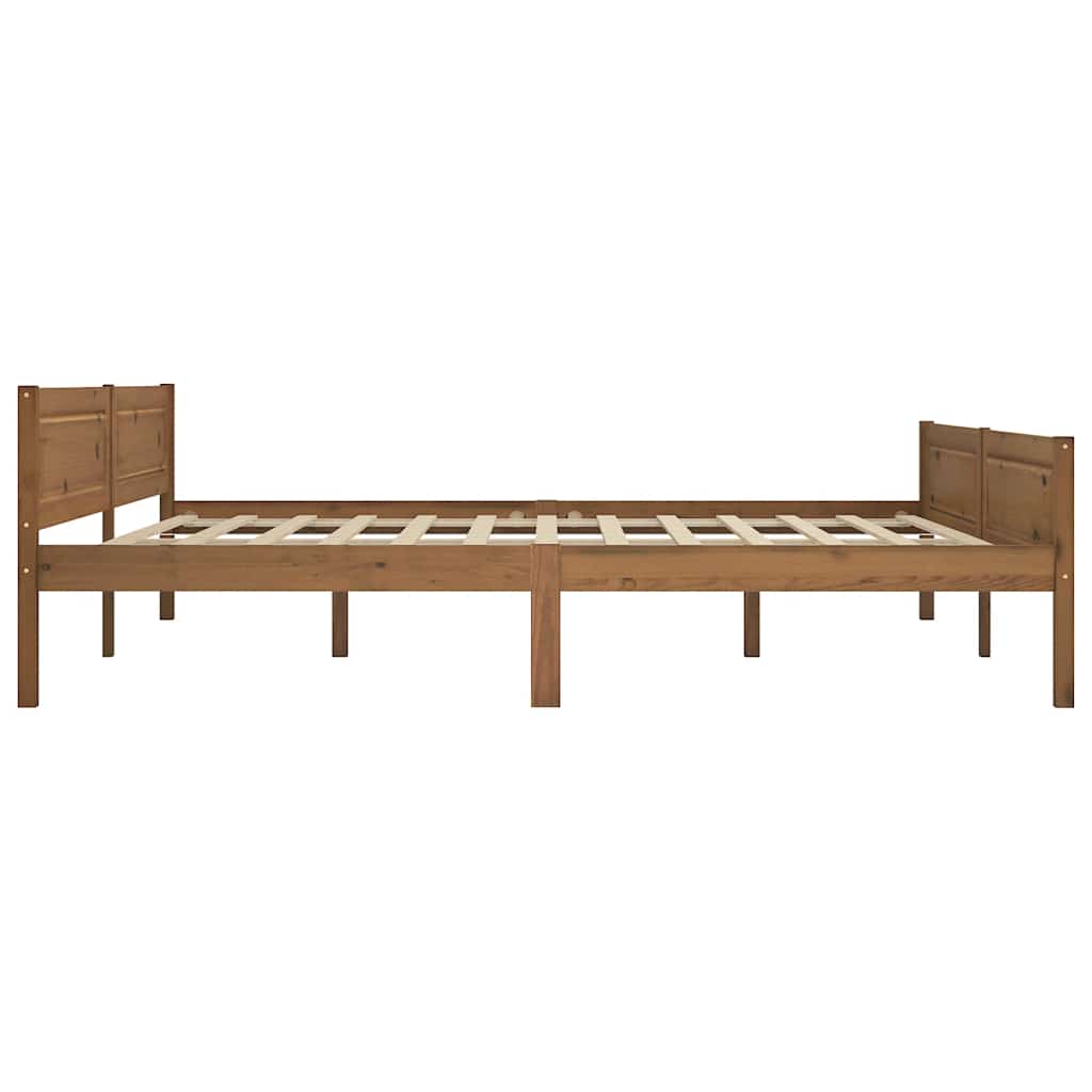 Okvir za krevet od masivne borovine boja meda 180 x 200 cm