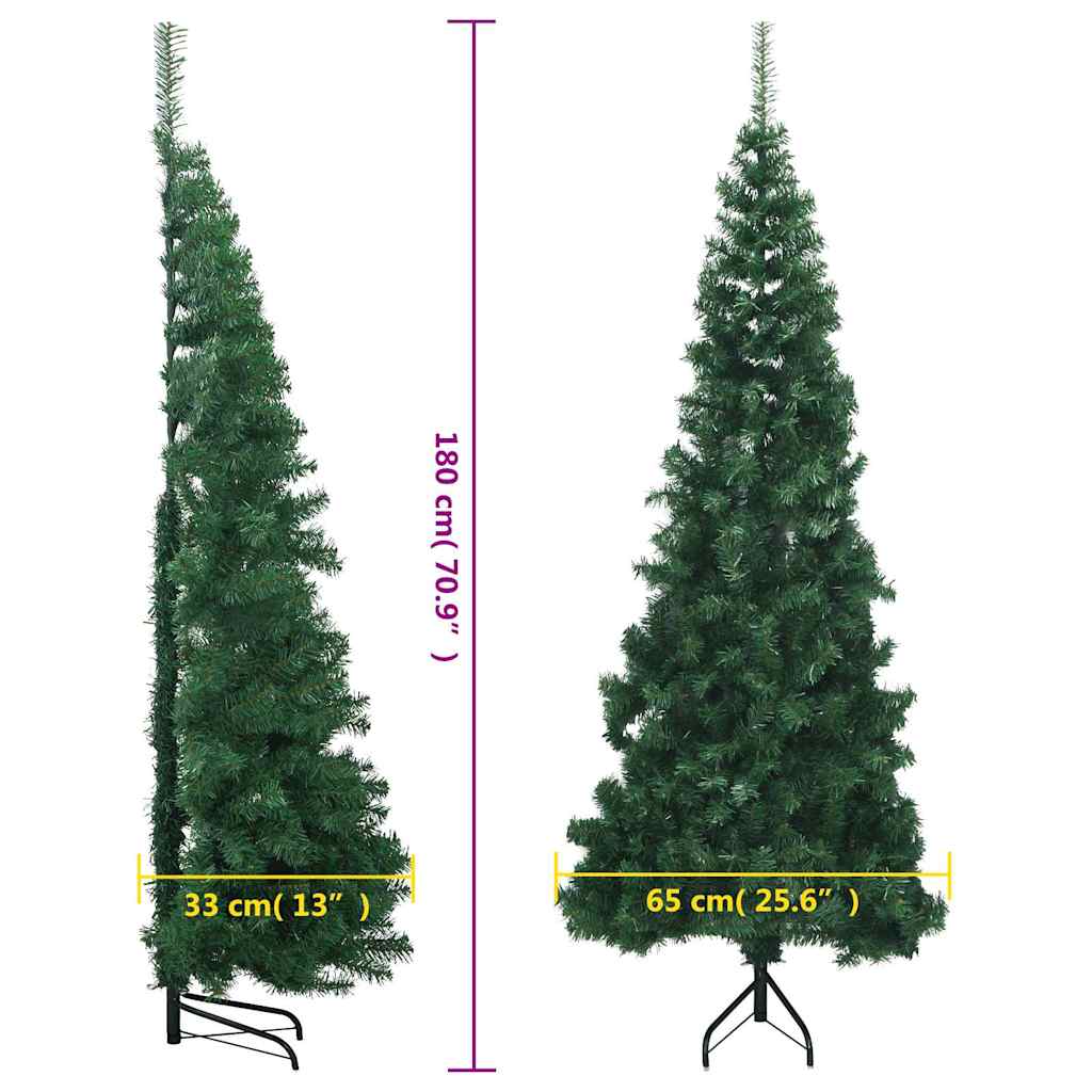 Kutno umjetno božićno drvce zeleno 180 cm PVC