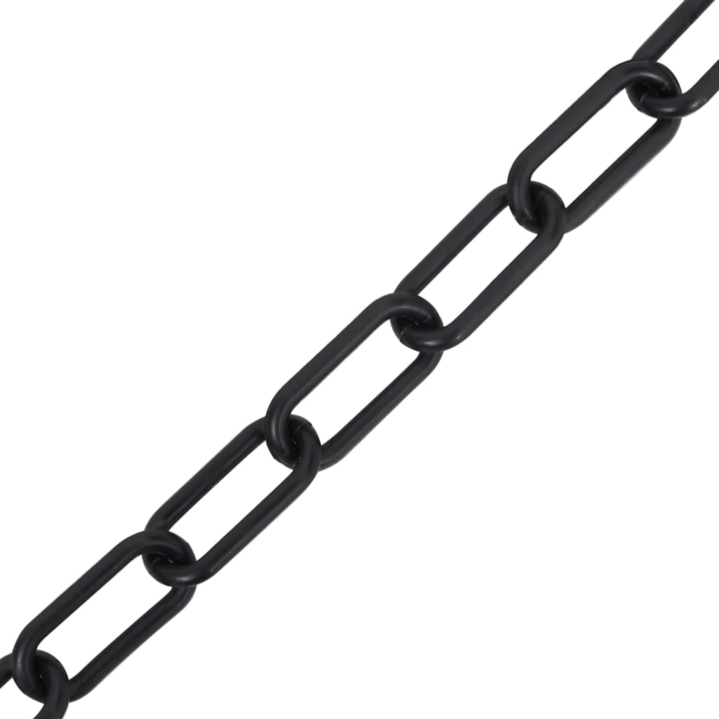 Lanac za upozorenje crni 100 m Ø 8 mm plastični
