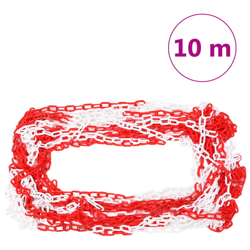 Set stupova s lancima 10 m plastični lanac