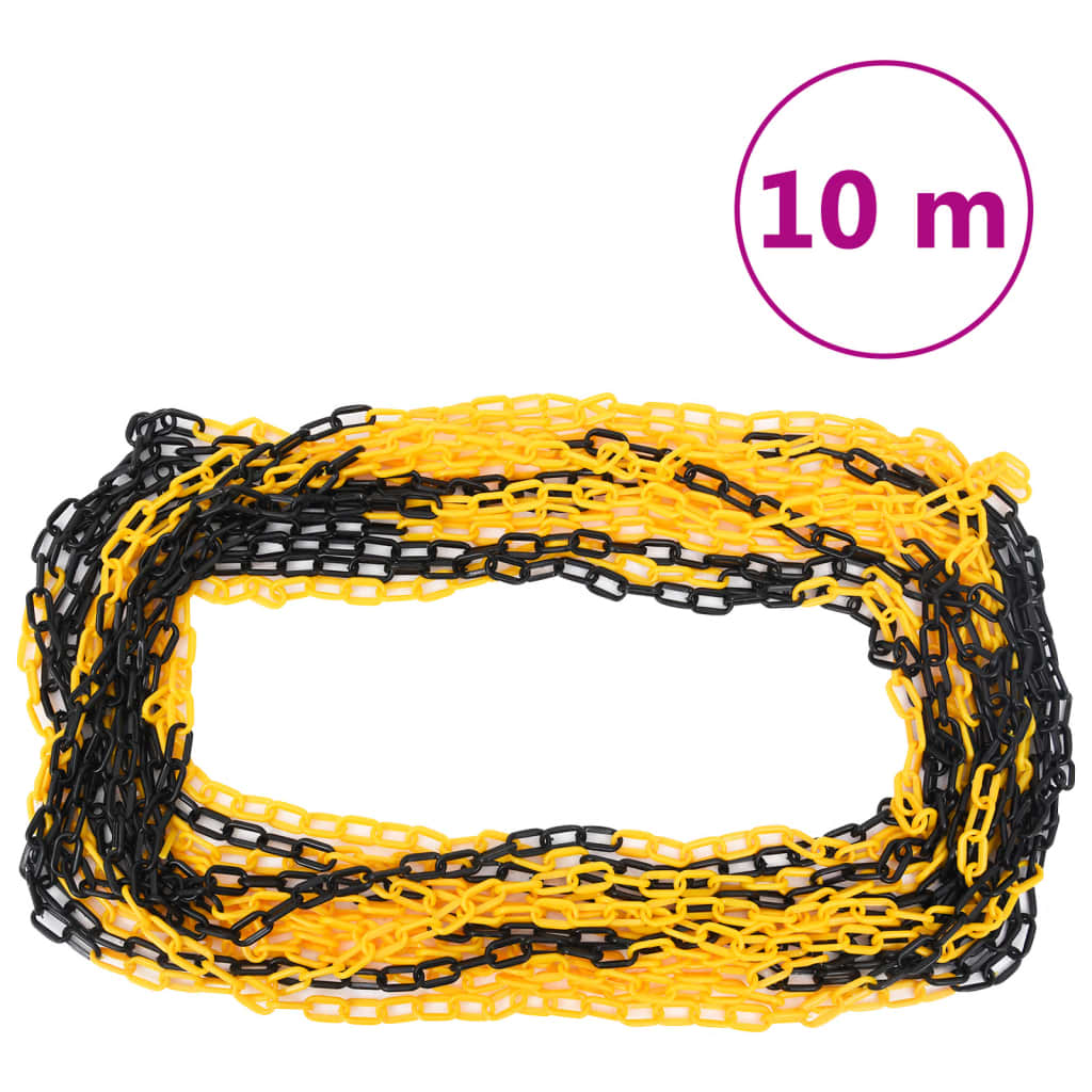 Set stupova s lancima 10 m plastični lanac