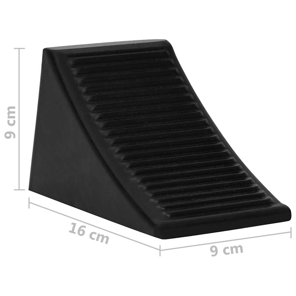 Podmetači za kotače 4 kom 16 x 9 x 9 cm gumeni