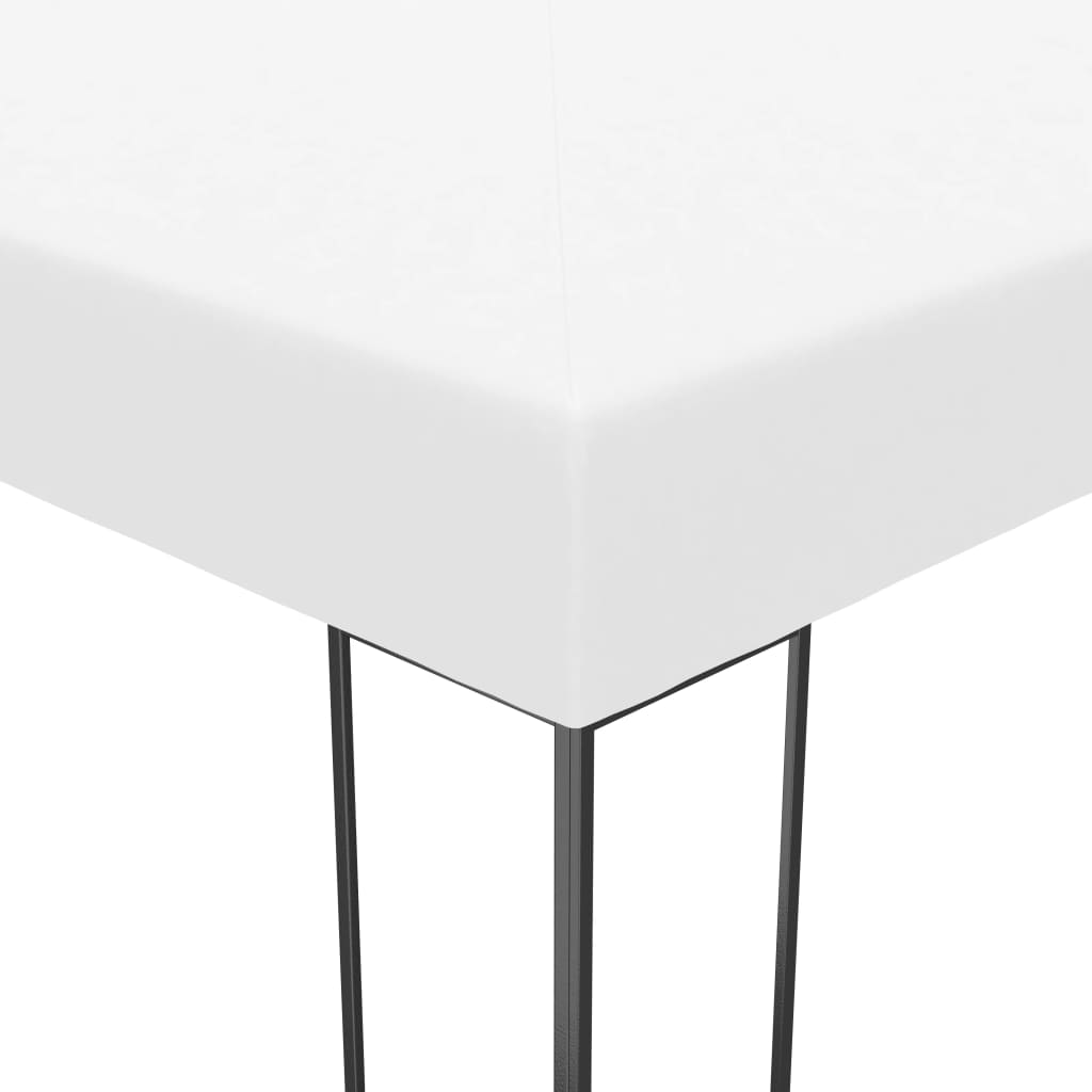 Sjenica s LED svjetlosnim trakama 4 x 3 x 2,7 m bijela