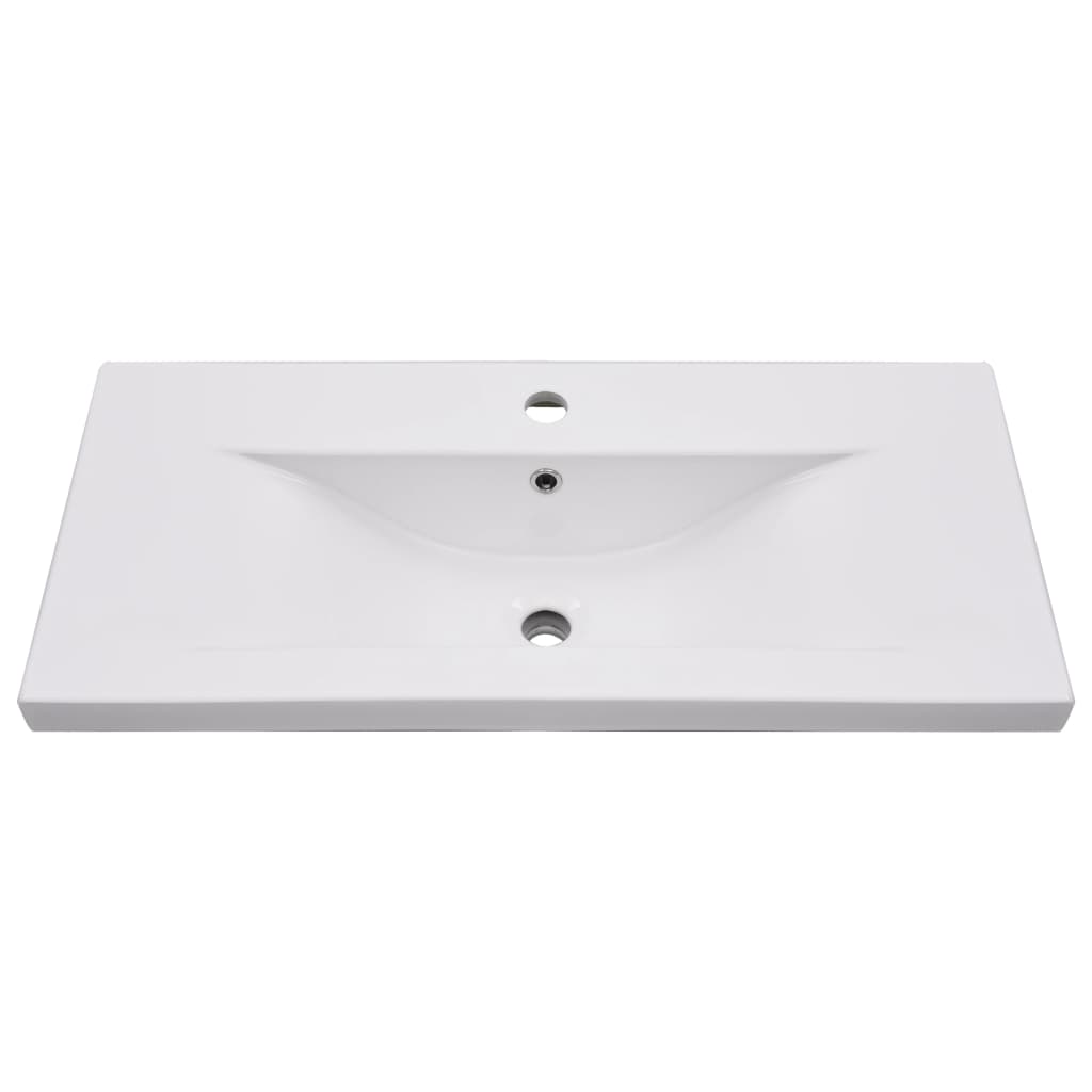 Ormarić s ugrađenim umivaonikom bijeli od konstruiranog drva