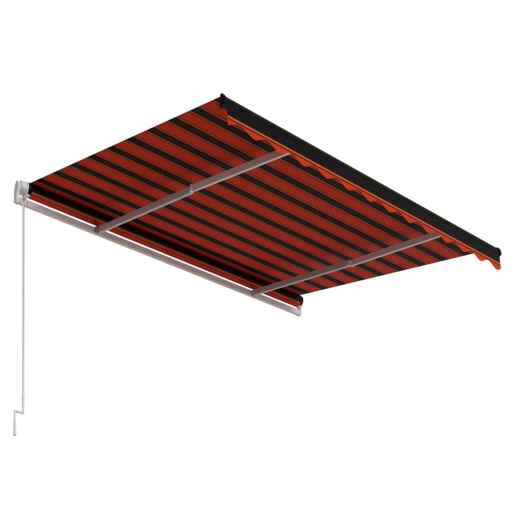 Tenda na automatsko uvlačenje 300 x 250 cm narančasto-smeđa