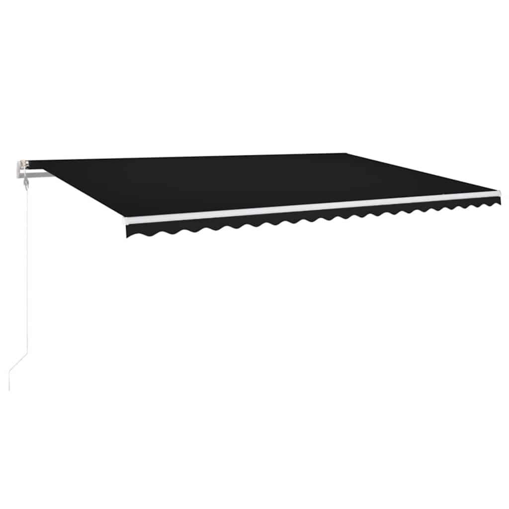 Automatska tenda sa senzorom za vjetar LED 500 cm antracit