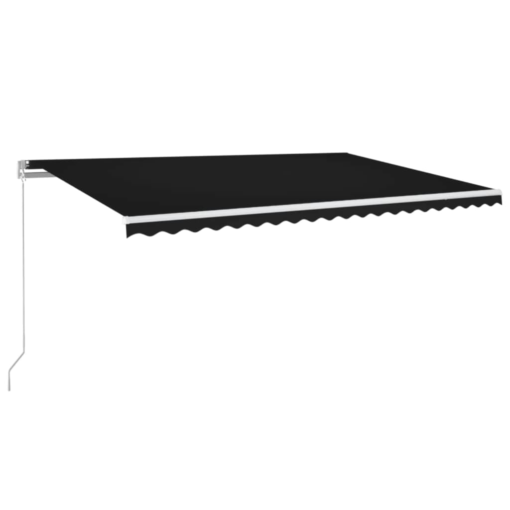 Tenda na ručno uvlačenje 500 x 350 cm antracit