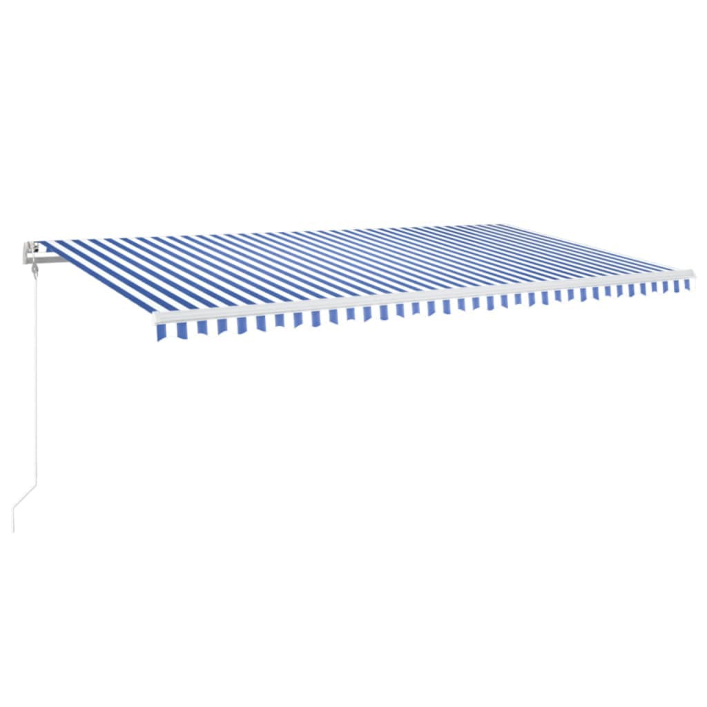 Tenda na automatsko uvlačenje 600x350 cm plavo-bijela