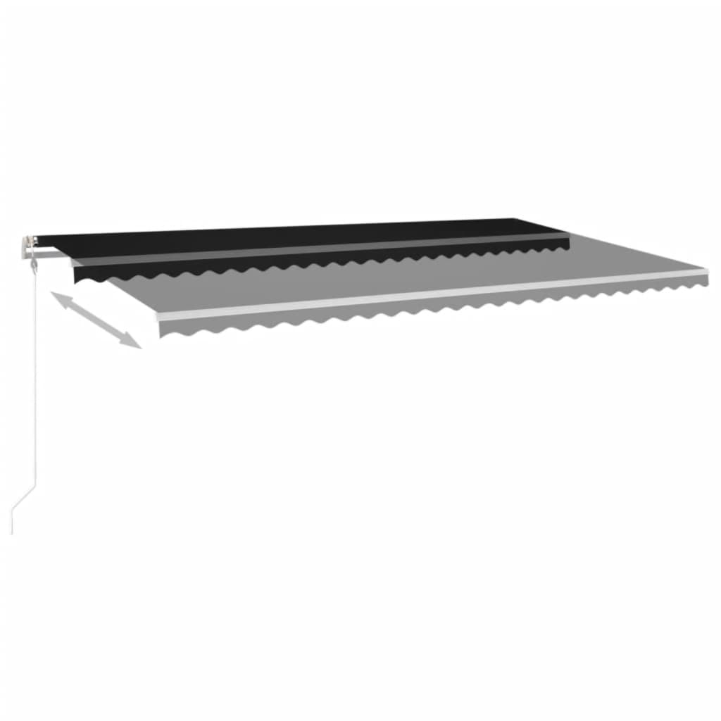 Tenda na automatsko uvlačenje 600x350 cm antracit