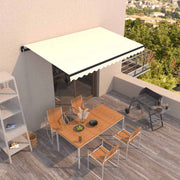 Tenda na ručno uvlačenje 450 x 300 cm krem