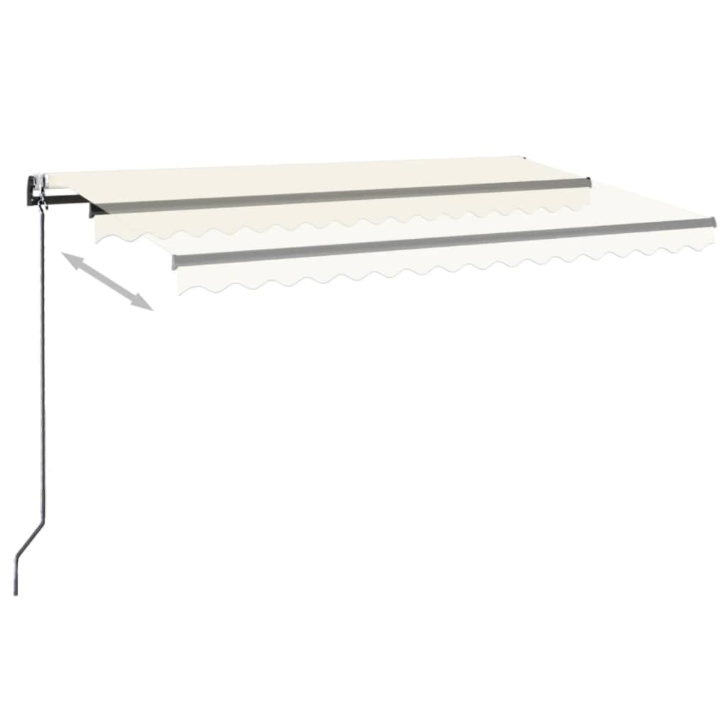 Tenda na automatsko uvlačenje 450 x 300 cm krem