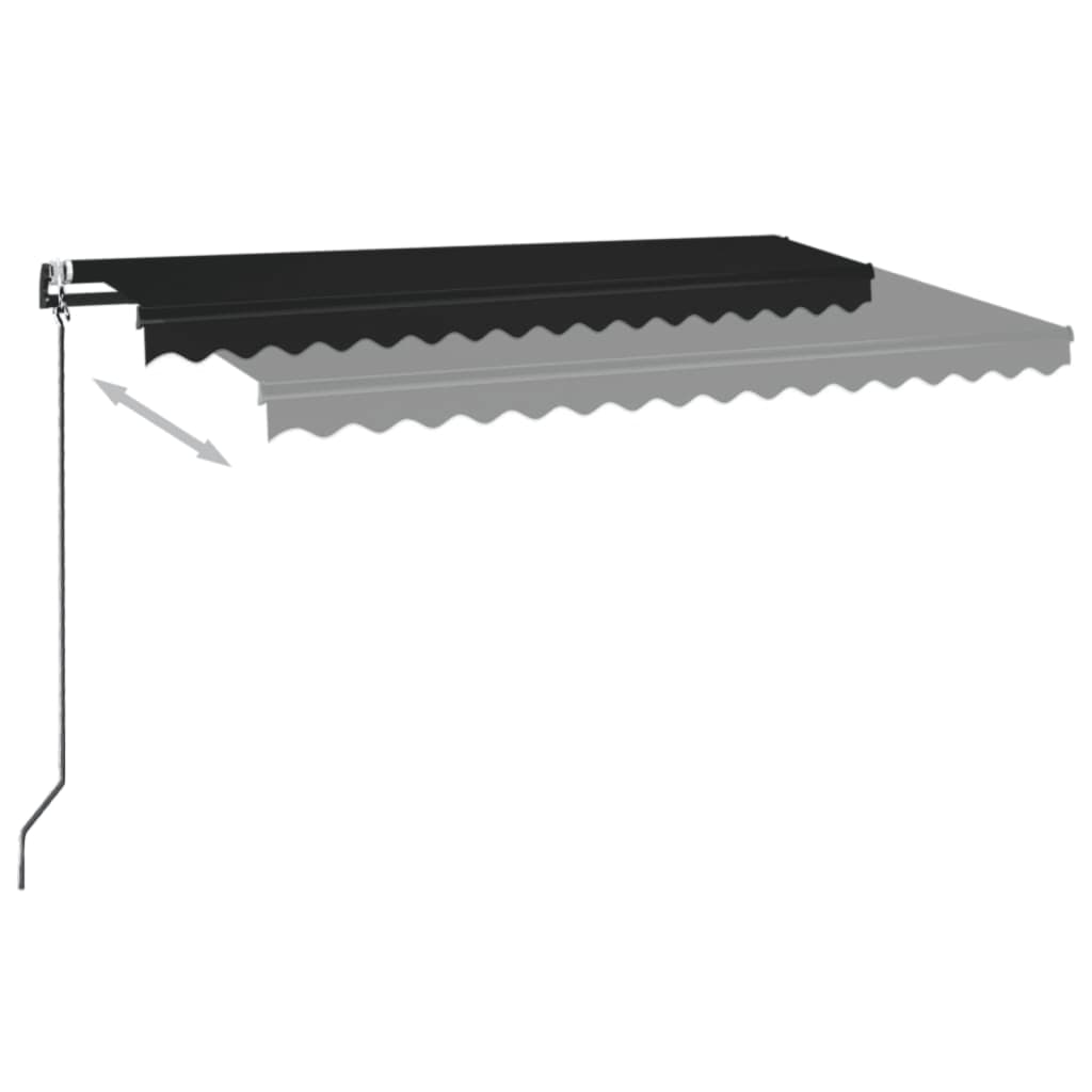 Tenda na automatsko uvlačenje 450 x 350 cm antracit