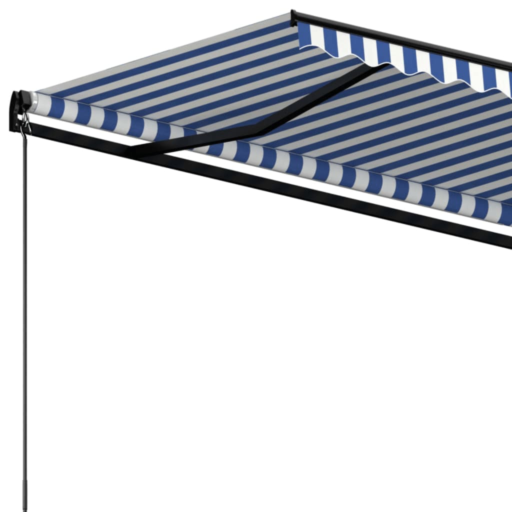 Tenda na ručno uvlačenje 600 x 350 cm plavo-bijela