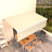 Tenda na ručno uvlačenje s roletom 5 x 3 m krem