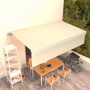Automatska tenda na uvlačenje s roletom 6 x 3 m krem