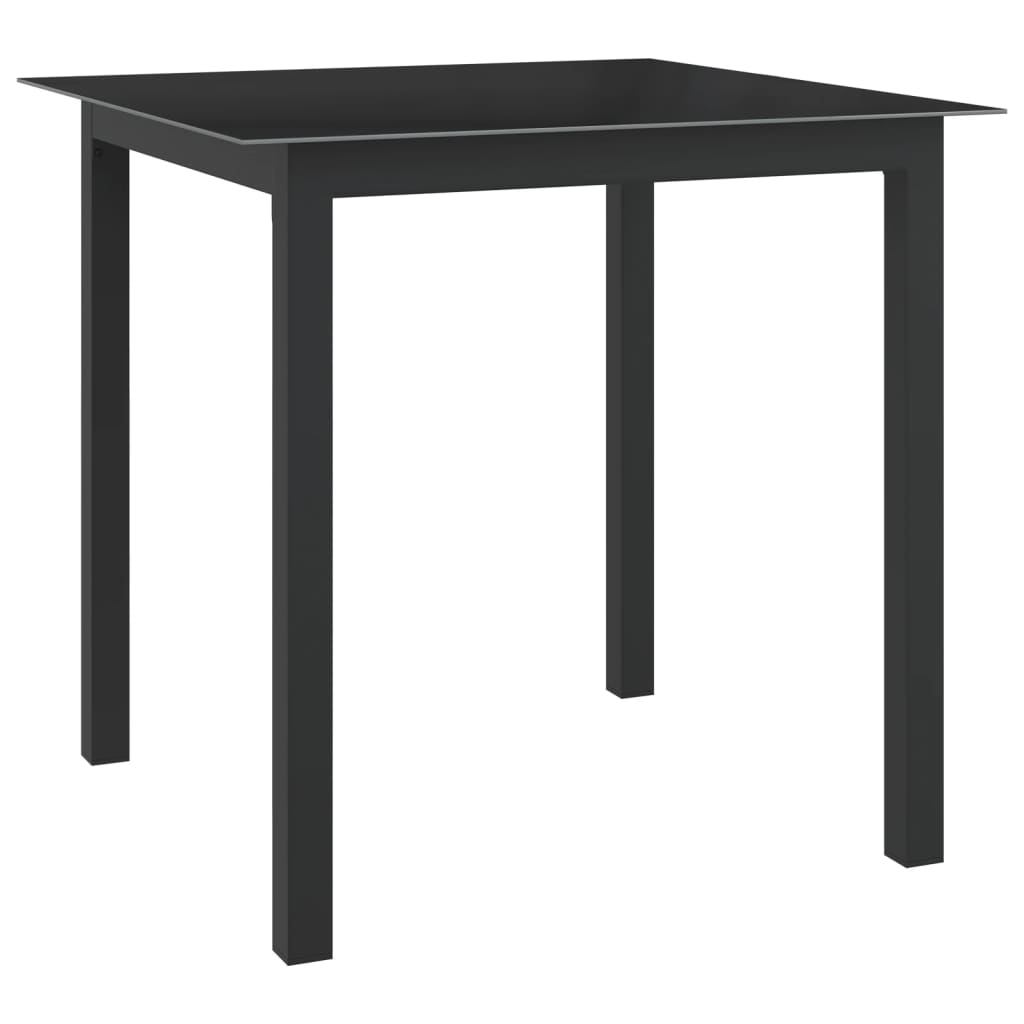 5-dijelni vrtni blagovaonski set aluminijski antracit