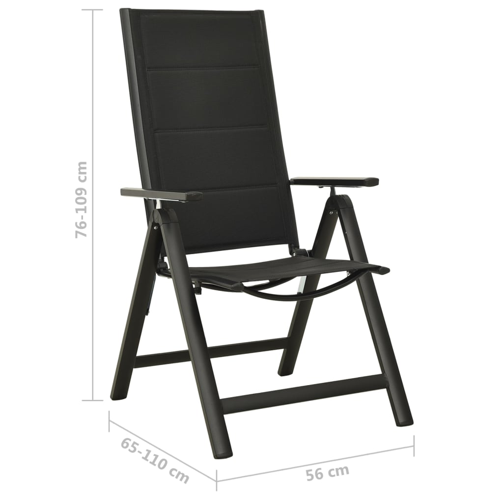 5-dijelni vrtni blagovaonski set aluminijski antracit