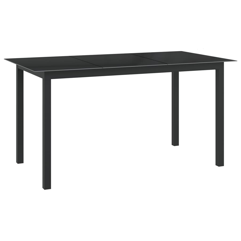 7-dijelni vrtni blagovaonski set aluminijski antracit
