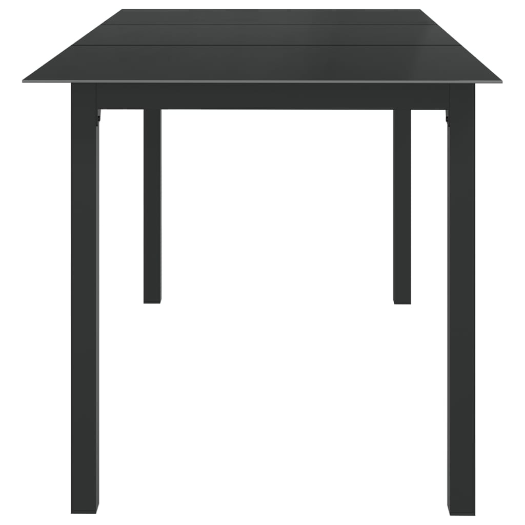 7-dijelni vrtni blagovaonski set aluminijski antracit