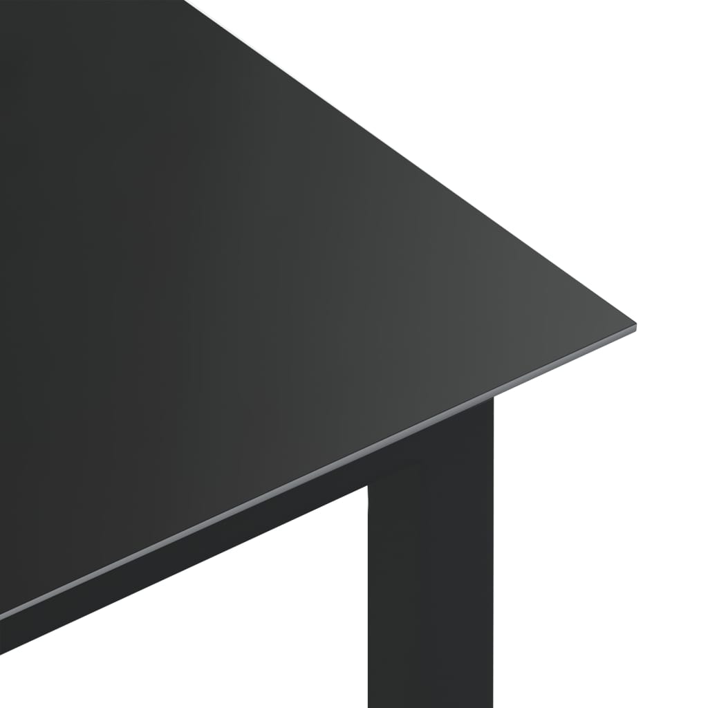9-dijelni vrtni blagovaonski set aluminijski antracit