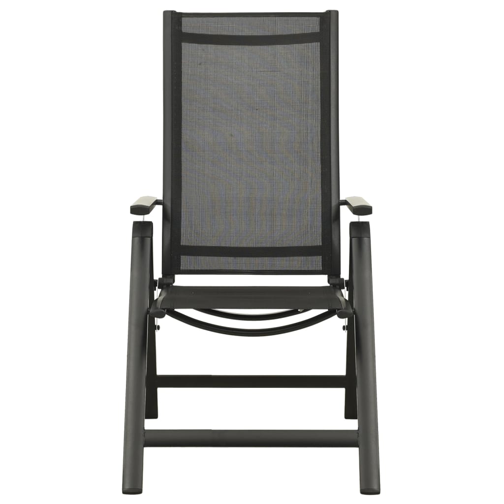 3-dijelni bistro set crni i antracit
