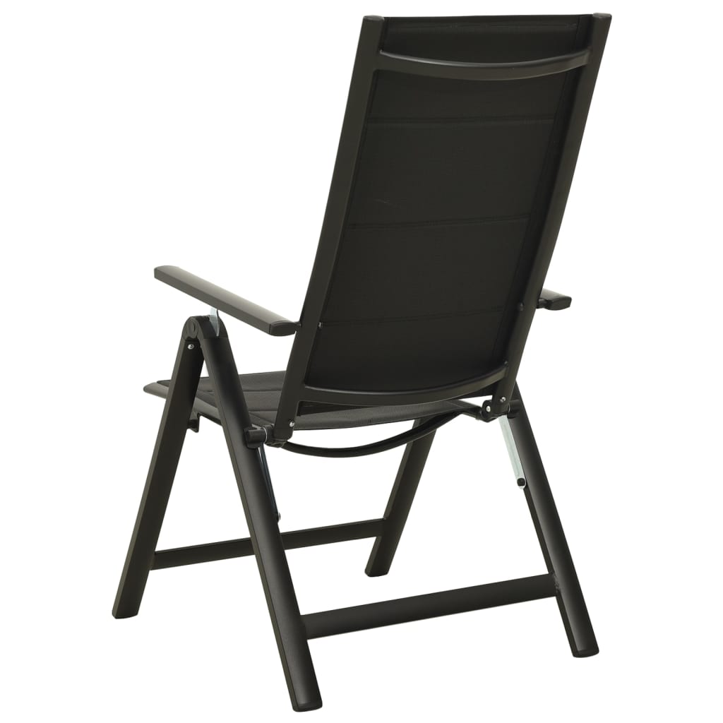 3-dijelni bistro set crni i antracit