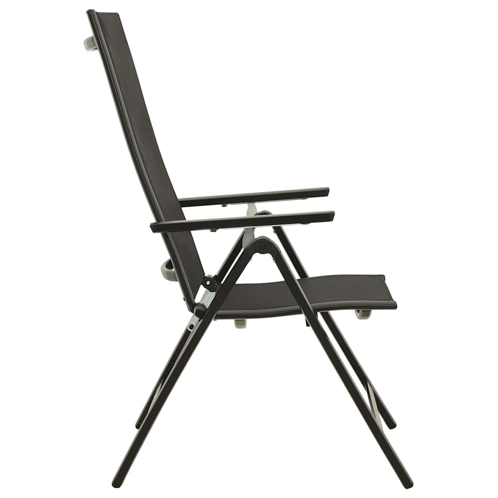 5-dijelni bistro set crni i antracit