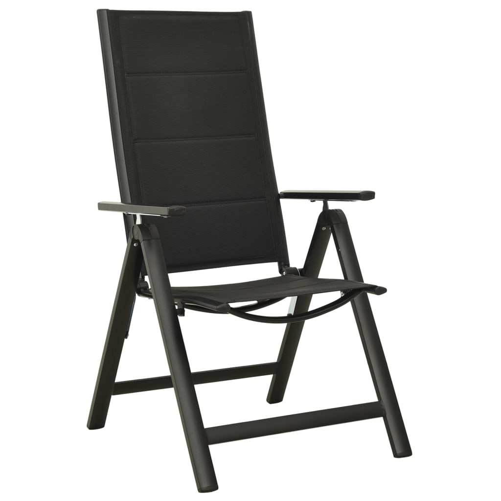 5-dijelni bistro set crni i antracit