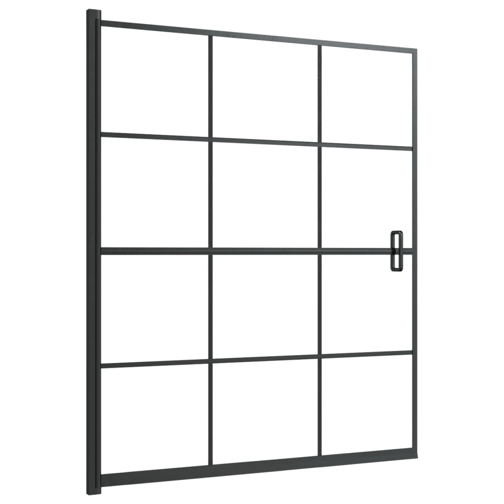 Pregrada za tuš ESG 116 x 140 cm crna