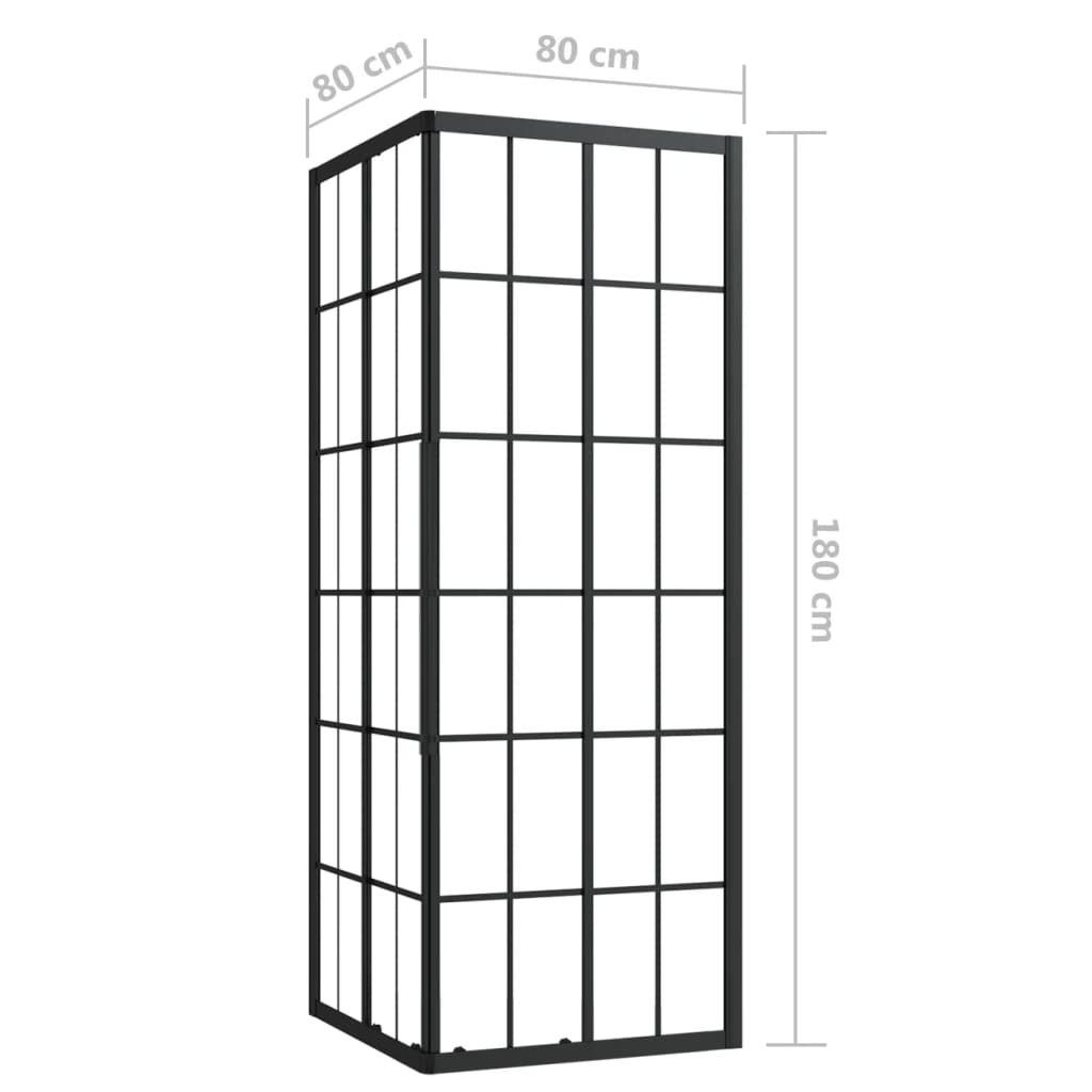Tuš-kabina ESG 80 x 80 x 180 cm