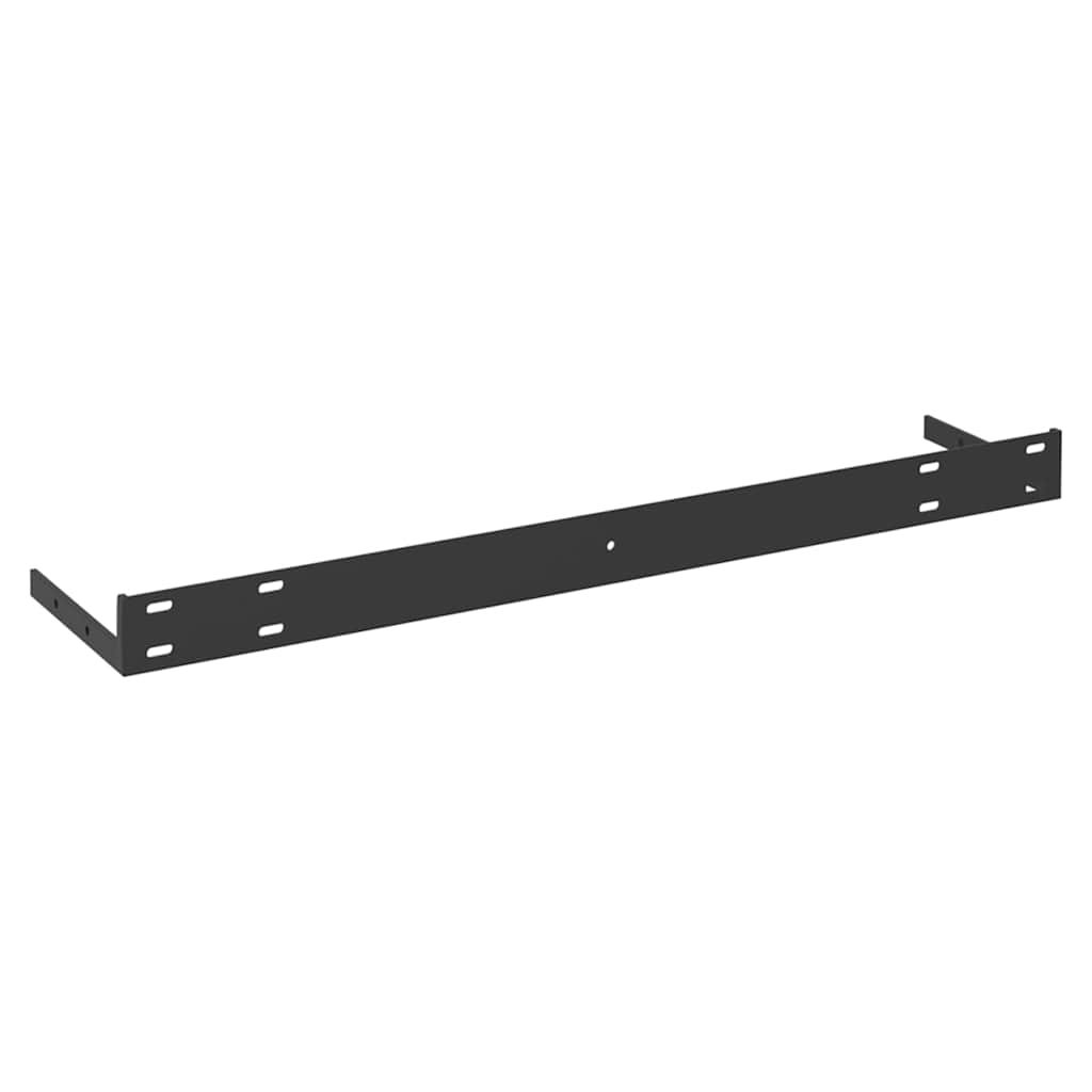 Plutajuće zidne police 4 kom hrast i bijele 60x23,5x3,8 cm MDF