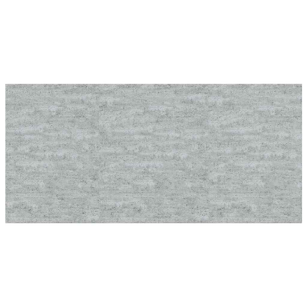 Plutajuće zidne police 2 kom boja betona 50 x 23 x 3,8 cm MDF