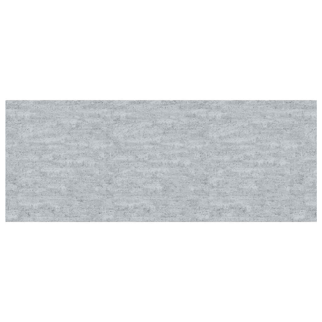 Plutajuća zidna polica siva boja betona 60 x 23,5 x 3,8 cm MDF