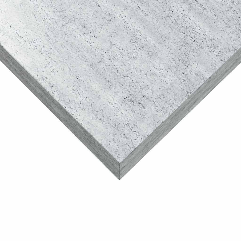 Plutajuće zidne police 2 kom boja betona 80 x 23,5 x 3,8 cm MDF