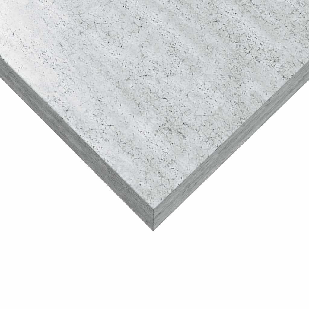Plutajuće zidne police 4 kom boja betona 80 x 23,5 x 3,8 cm MDF
