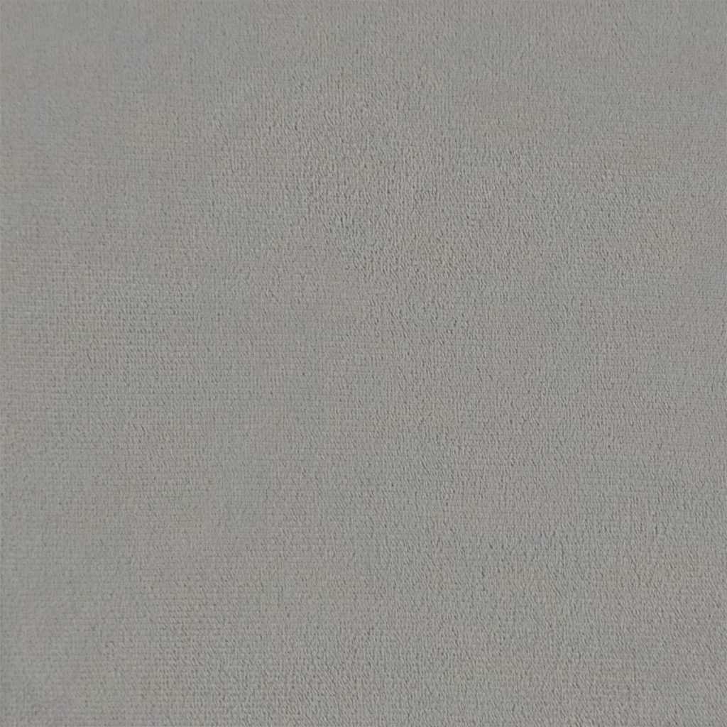 Stolica za ljuljanje s osloncem za noge svjetlosiva baršunasta