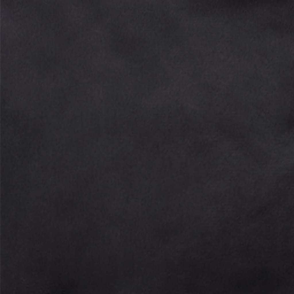 Krevet za pse crni 69 x 59 x 19 cm od pliša i umjetne kože