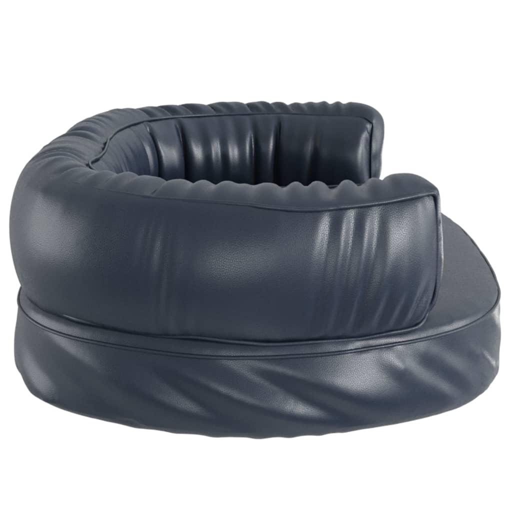 Ergonomski pjenasti krevet za pse modri 60 x 42 cm umjetna koža