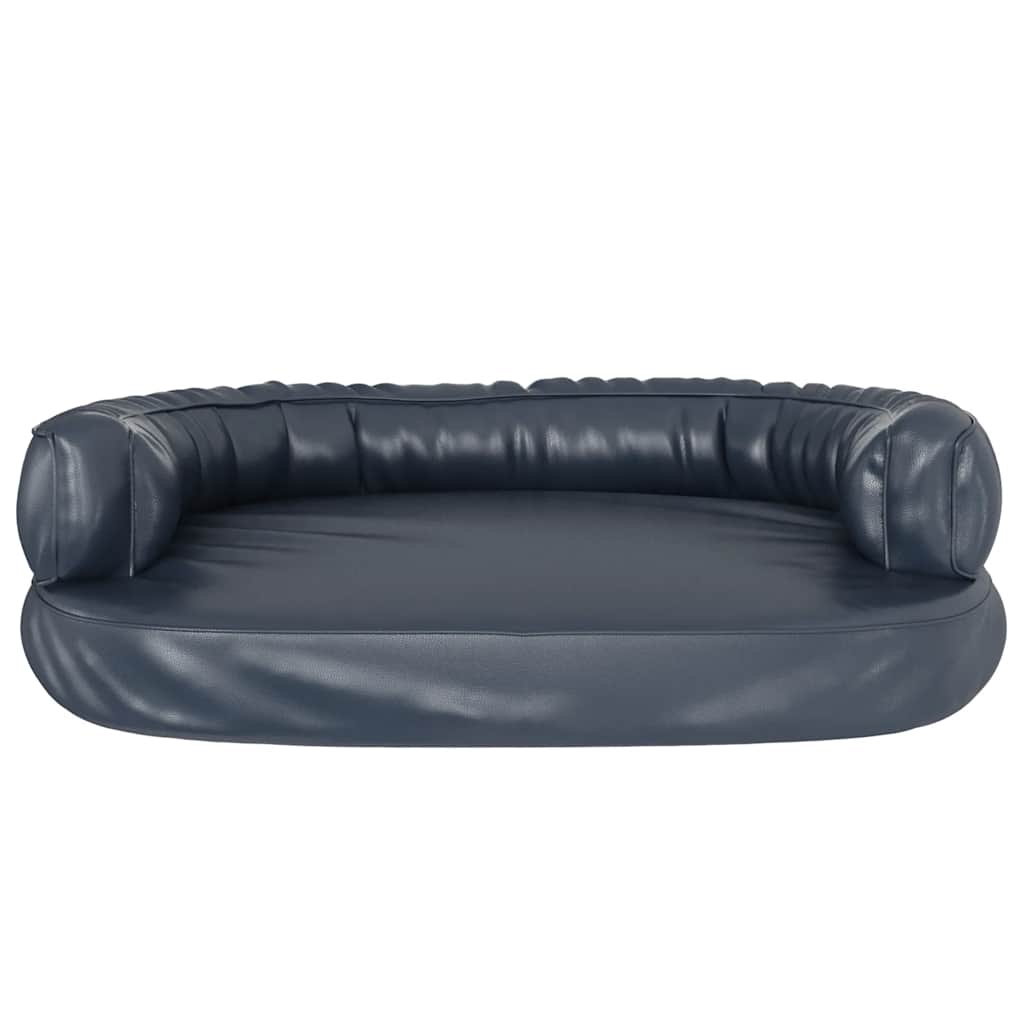 Ergonomski pjenasti krevet za pse modri 88 x 65 cm umjetna koža