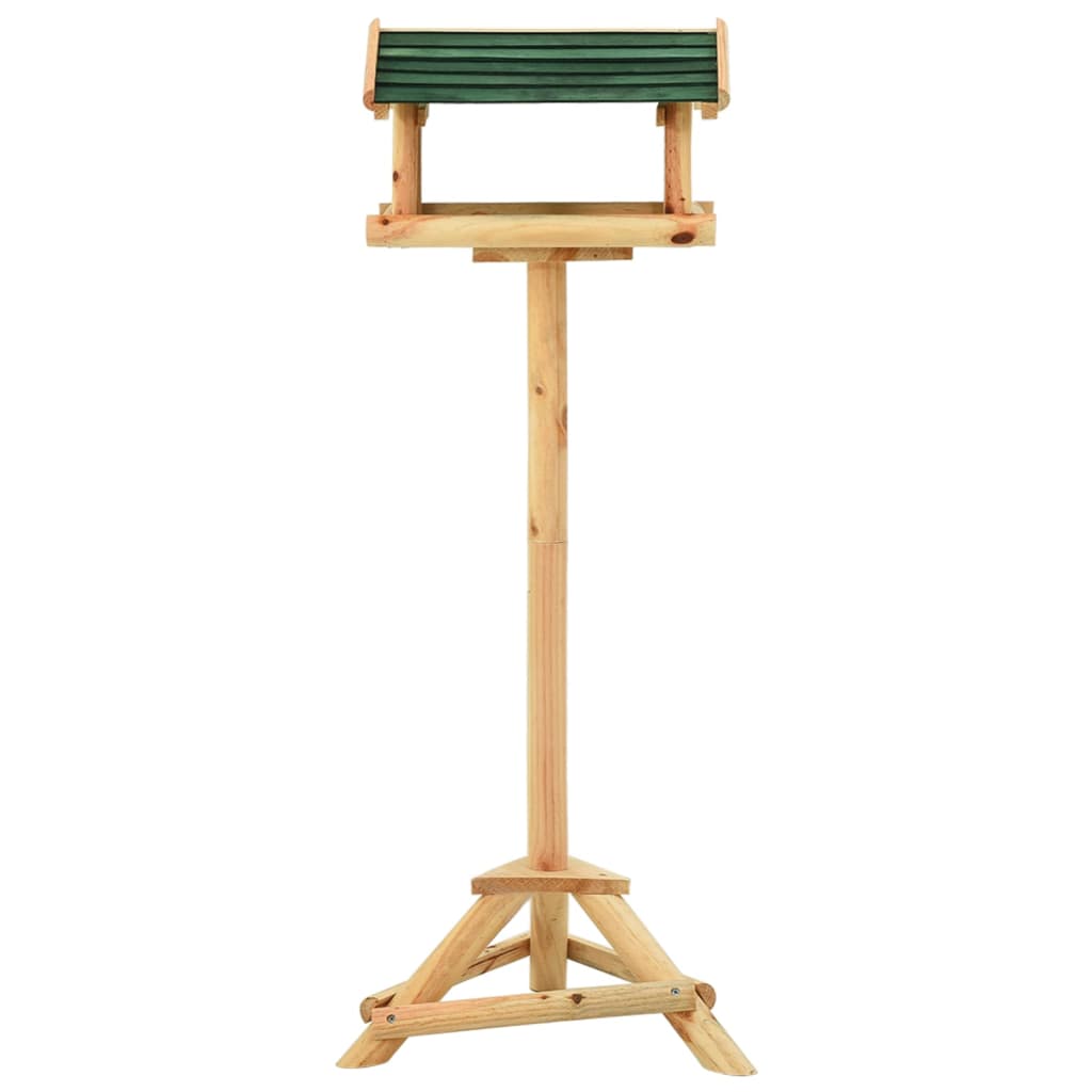 Hranilica za ptice sa stalkom 37x28x100 cm od masivne jelovine