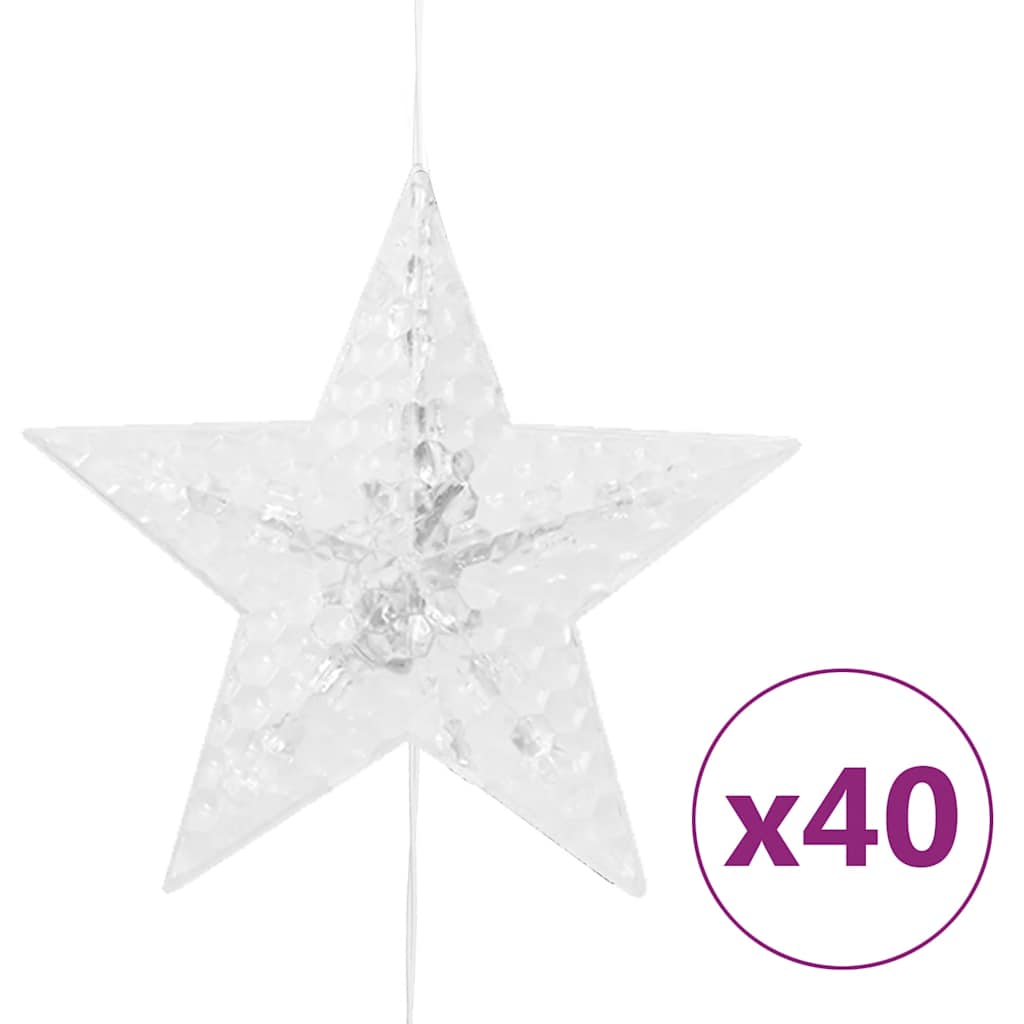 LED vilinska zavjesa 200 LED hladne bijele 8 funkcija
