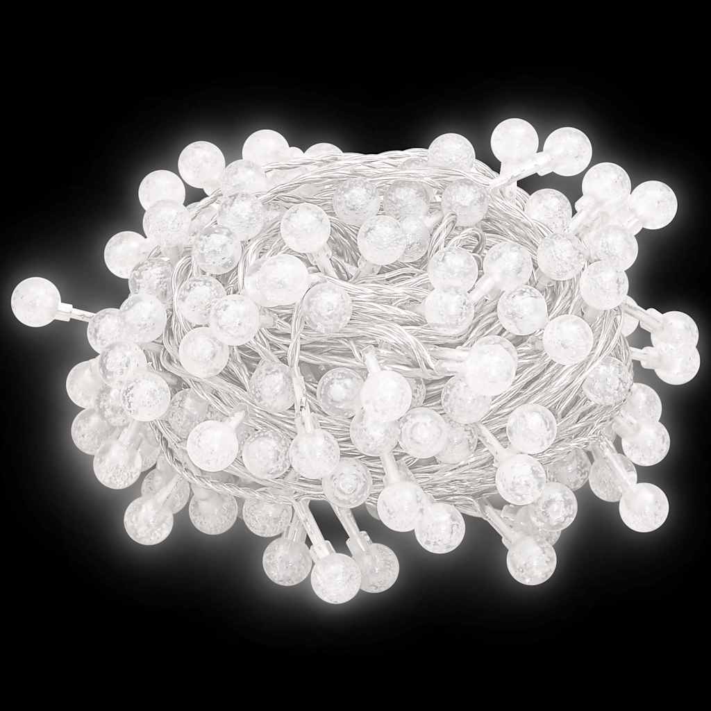 Vilinski rasvjetni lanac 20 m 200 LED hladni bijeli 8 funkcija
